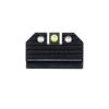 Night Fision Walther PDP PPQ Yel Ring Sq Blk Rear WAL-277-290-313-YGZG,