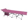 Osage River 300LBS Folding Camp Cot with Pocket - Pink-ORFCCPPK,                         TEMPORARILY OUT OF STOCK COMING SOON