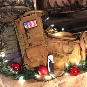 Osage River Ruck Up Tactical Stocking w/ USA Patch - Khaki-ORRUTSUSAPK,  JUST ARRIVED IN STOCK NOW READY TO SHIP