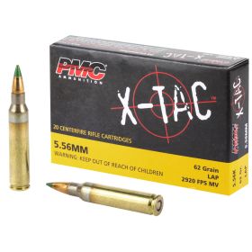 PMC XTAC 556NATO 62GR LAP 20/1000-5.56K,            JUST ARRIVED IN STOCK NOW