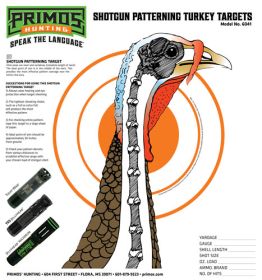 PRIMOS PAPER TARGET TURKEY 11.5"X10.75" 12-PACK-6041,                         JUST ARRIVED IN STOCK NOW READY TO SHIP