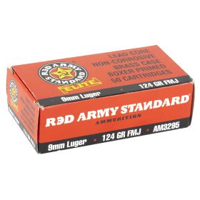 RED ARMY STD ELITE 9MM 124GR FMJ-AM3295,                                   JUST ARRIVED IN STOCK NOW