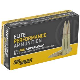 SIG AMMO 300BLK 125GR FMJ 20/500- E300B1-20,                                                        JUST ARRIVED IN STOCK NOW