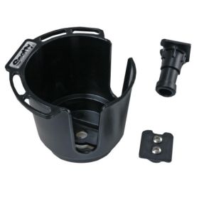 Scotty Cup Holder w/Rod Hldr Post and Bulkhead/Gnnel Mnt Blk-311-BK,                 JUST ARRIVED IN STOCK NOW