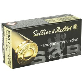 S&B 9MM 124GR FMJ 50/1000-SB9B,                                    JUST ARRIVED IN STOCK NOW