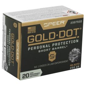 SPR GOLD DOT 45ACP 230G HP SB 20/200- 23975GD,                                       JUST ARRIVED IN STOCK NOW