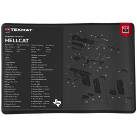 Tekmat Springfield Hellcat Gun Cleaning Mat-TEK-R17-HELLCAT,     JUST ARRIVED IN STOCK NOW READY TO SHIP