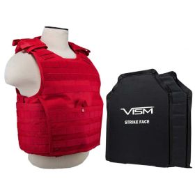 Vism Exp Carrier w 2 11x14in 3A SC Soft Panels Med-2XL Red- BSLCVPCVX2963R-A,        JUST ARRIVED IN STOCK NOW