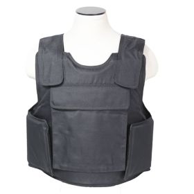 Vism Outer Carrier Vest w 4 3A Ballistic Panels-Black Lg-BSO3AVBL,                       JUST ARRIVED IN STOCK NOW