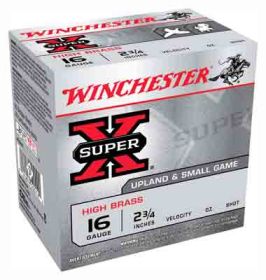 WINCHESTER SUPER-X 16GA 2.75" 25RD 10BX/CS 1295FPS 1-1/8OZ 6-X16H6,       JUST ARRIVED IN STOCK NOW READY TO SHIP