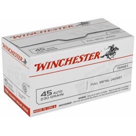 WIN USA 45ACP 230GR FMJ 100/500 - WNUSA45AVP,               JUST ARRIVED IN STOCK NOW