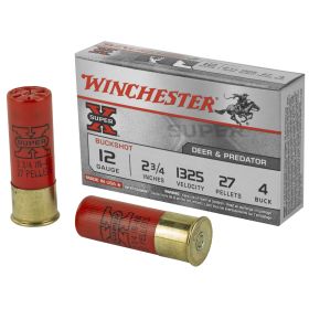 WIN SUPERX 12GA 2.75 #4BK 27PL 5/250-XB124,                            JUST ARRIVED IN STOCK NOW READY TO SHIP
