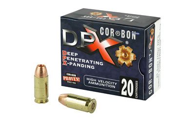 CORBON DPX 45ACP 160GR BR X 20/500- DPX45160,                                              JUST ARRIVED IN STOCK NOW