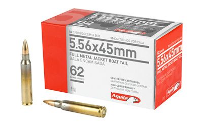 AGUILA 556 NATO 62GR FMJBT 50/1000-1E556110,                        JUST ARRIVED IN STOCK NOW