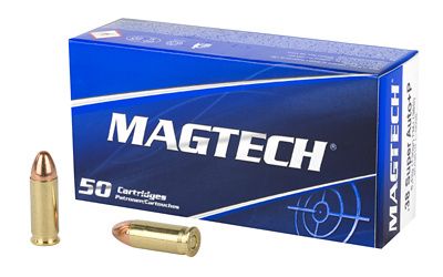 MAGTECH 38SUPER +P 130GR FMJ 50/1000 - MT38S