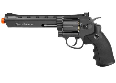 Dan Wesson 6&quot; CO2 Airsoft Revolver, Grey - 0.240 Caliber