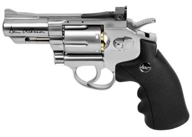 Dan Wesson 2.5&quot; CO2 Pellet Revolver, Silver - 0.177 Caliber