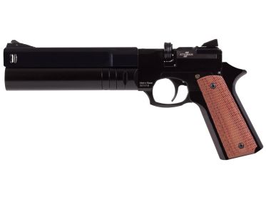 Ataman AP16 Regulated PCP Compact Air Pistol, Black - 0.220 Caliber