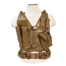 Vism Tactical Vest Tan-XS-Sm-CTVC2916T,                                 JUST ARRIVED IN STOCK NOW